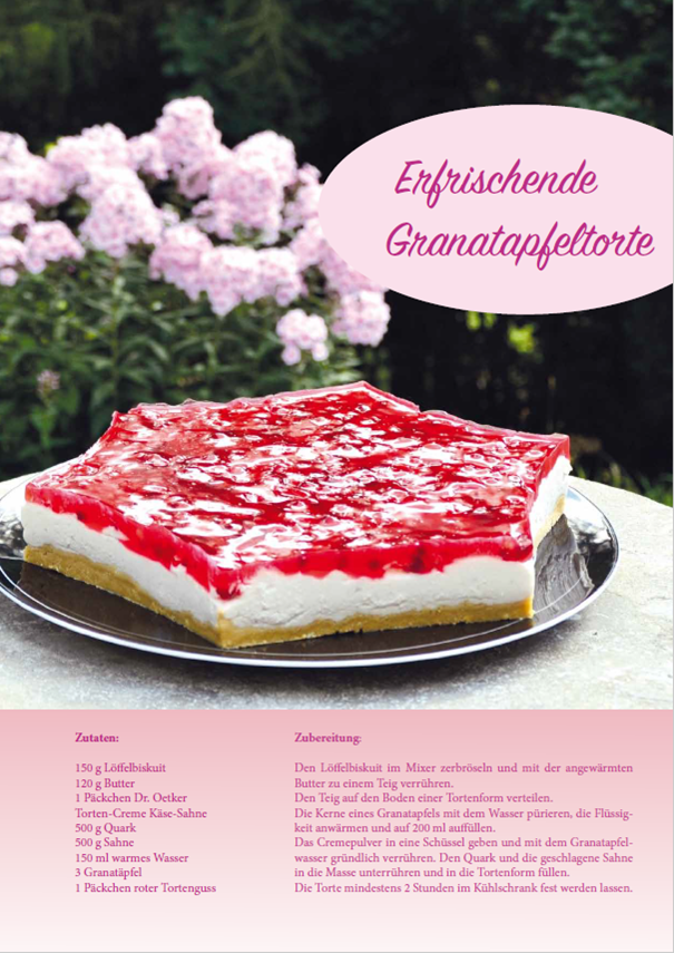 Kalender mit Rezept